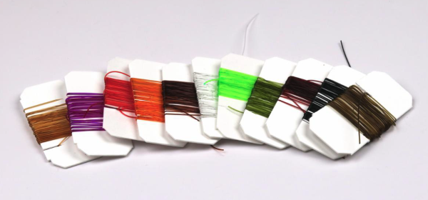 High-quality Midge Stretch Rib fly tying material for durable flies.